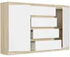 Komoda 160 cm zásuvky dveře skříňka FRAMIRE R-160-S4 sonoma Náhled obrázku produktu 5