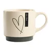 A ceramic mug with a heart design and text on a white background. Náhled obrázku produktu