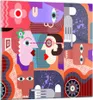 Bilder auf glas - Abstraktion modern - 40x40cm - Glasbilder Produktbild-Vorschau 1