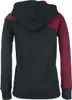 RED by EMP Damen schwarz-rotes Sweatjacke mit Kapuze 3XL Produktbild-Vorschau 2