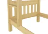 Etagenbett hohes Bett Kiefer natur Massivholz 90x200 cm Produktbild-Vorschau 3