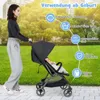 GOPLUS Kinderwagen klappbar, Buggys mit verstellbarer Produktbild-Vorschau 3