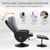 Homcom HOMCOM poltrona massaggiante con pouf Poltrona TV Anteprima dell’immagine prodotto 6