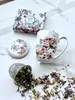 DUO FLORAL Becher 380 ml VINTAGE FLOWERS WHITE mit Teesieb, Produktbild-Vorschau 5