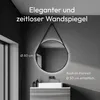 LED Wandspiegel 80 cm, schwarz, Alu, Licht neutralweiß, Produktbild-Vorschau 6