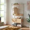 Garderobenständer 'Larem' mit 2 Schubladen 180 x 84 x 40 cm Produktbild-Vorschau 1