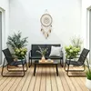 Set di mobili da giardino Bealife, set di 4 sedie da Anteprima dell’immagine prodotto 4