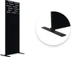 Set mit 2 Dekorplatten ARLBERG Schwarz H.160cm mit Mustern Produktbild-Vorschau 2