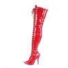 SEDUCE-3024 Damen Boots von Pleaser, Rot  , EU 40, US 10 Produktbild-Vorschau 3
