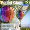 LED Solar Laterne Heißluftballon Windlicht aus buntem Produktbild-Vorschau 2