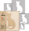 Schablonen Malen für Kinder, 5 Stück Set 9x9 cm bis 34x34 Produktbild-Vorschau 1