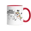 Andere Abteilungsleiterinnen Du Tasse Rot  Pferd Einhorn Produktbild-Vorschau 2