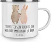 Mr. & Mrs. Panda Emaille Tasse Stiefmutter Heldin - Weiß - Produktbild-Vorschau 3