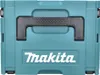 A teal colored tool case with a black handle and the Makita logo on the front. Produktbild-Vorschau