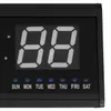 Horloge murale numérique LED - Affiche l'heure, la date et Voir les images du produit 4