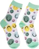 Fröhliche Socken mit einem Lächeln - Buntes Smiley-Gesicht Produktbild-Vorschau 1