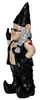 Zwerg Rockerin Stinkefinger 31,5cm Gartenfigur Dekofigur Produktbild-Vorschau 2
