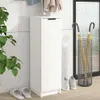 Szafka na buty biała 30x35x100 cm materiał drewnopochodny Podgląd zdjęcia produktu 1