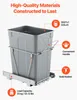 VEVOR pattumiera estraibile da 35 Qt per armadi da cucina, Anteprima dell’immagine prodotto 4