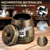Ashtray with Lid (10 x 9 x 10 cm) - Ashtray for Outdoors, Produktbild-Vorschau 2