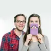 Mr. & Mrs. Panda Postkarte 13. Hochzeitstag Produktbild-Vorschau 4