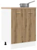 vidaXL Spodní skříňka Lyon Artisan dub 60x46x81,5 cm Náhled obrázku produktu 3