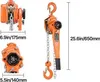 VEVOR Handhebel-Kettenzug, 1T 1000KG Tragfähigkeit, Produktbild-Vorschau 2