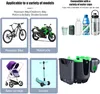 2-in-1-Fahrrad-Getränkehalter mit Telefonhalter-Organizer, Produktbild-Vorschau 3