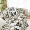 Koc Boho Przytulny koc 180 * 230 cm, dzianinowa narzuta na Podgląd zdjęcia produktu 6