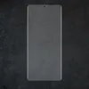 A screen protector for a smartphone is shown against a dark, textured background. Produktbild-Vorschau