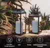 LED Wachskerze Flamme Stripe Batterie Timer blau 15x7,5cm Produktbild-Vorschau 5