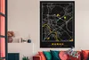 MuchoWow® Poster Hanau - Karte - Gold - Deutschland - Produktbild-Vorschau 3