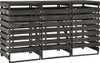 vidaXL Box na 3 koše 210x75x121 cm z masívneho borovicového Náhľad obrázku produktu 2