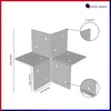 GeZu Impex Pfosten Eckverbinder 121 x 121 mm Feuerverzinkt Produktbild-Vorschau 2