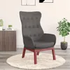 relaxačné kreslo vidaXL Tmavo šedá látka Náhľad obrázku produktu 2