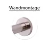 MDEKOR Wandträger 2-läufig Edelstahloptik P Wandhalter mit Produktbild-Vorschau 4