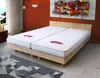 Zwillingsbett Massivholz mit Kopfteil Twin - 90x200 - Grau Produktbild-Vorschau 5