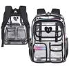 Groß Durchsichtiger Rucksack, Wasserdichte Schulrucksack Produktbild-Vorschau 1