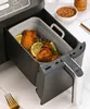 INF Zusammenklappbare quadratische Silikonform für Airfryer Produktbild-Vorschau 3