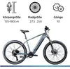 Zündapp Z808 E-Mountainbike E Bike 27,5 Zoll grau/grün 50 Produktbild-Vorschau 3