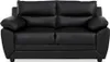 Sofa 2-Sitzer - Kunstleder - Schwarz - MANOA Produktbild-Vorschau 6