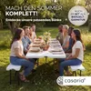 Casaria Set da 2 Tavoli da Giardino 183x76 cm Pieghevole Anteprima dell’immagine prodotto 9