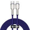 Cavo da USB-C a Lightning Baseus Cafule, 20W, 2M (viola) Anteprima dell’immagine prodotto 2
