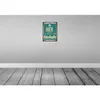 vianmo Blechschild 40x30 cm Ab hier bitte lächeln blau Produktbild-Vorschau 2
