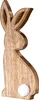 Hase H25cm Mangoholz Holz Osterhase Osterdeko Produktbild-Vorschau 1