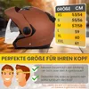 Jethelm Motorradhelm Halbschalenhelm mit Doppelvisier Produktbild-Vorschau 4