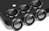 A set of camera lens protectors for a smartphone, arranged on the back of the phone. Produktbild-Vorschau