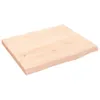 vidaXL Umyvadlová deska 60x50x(2-4) cm masivní dřevo Náhled obrázku produktu 1