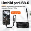 USB-C Endoskopkamera 1 m – Inspektionskamera mit 6 LEDs, Produktbild-Vorschau 6