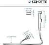 SCHÜTTE Waschbeckenhandbrause, Handbrause Set mit Schlauch, Produktbild-Vorschau 7